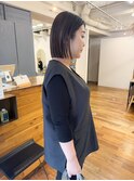 切りっぱなしボブ