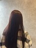 【学割U24】透明感カラー+前髪カット￥8800