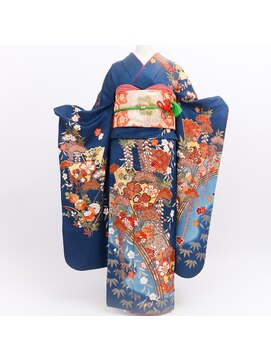 キモノクイーン(KIMONO QUEEN) 振袖レンタル￥77,000 成人式価格(1/1～1/31) ￥154,000/No.382
