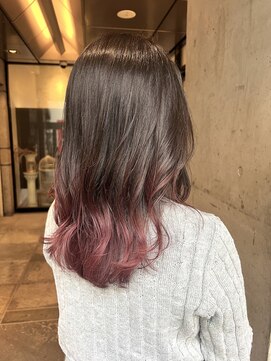 スーリール 赤坂店(Sourire) ピンクグラデーションカラー