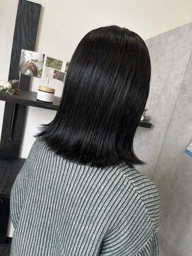 ヘアーコントレイル(hair contrail) くすみBLACK