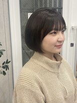 ハーフアンドハーフ(HALF and HALF) 暗髪透明感/大人ショート/ショートボブ