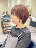 ジアン バイ ミルボン 西宮ガーデンズプラス(GIEN by milbon) 丸みショート/チェリーブラウン/末吉海斗