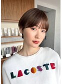 ショートカットショートヘアコンパクトショートボブ丸みショート
