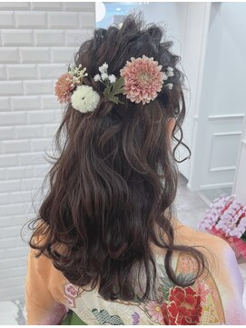 リルミー ミュエナ 大須 矢場町(Lilme myuena) 【ヘアセット】ふわふわ♪ハーフアップアレンジ♪ *Lilme*