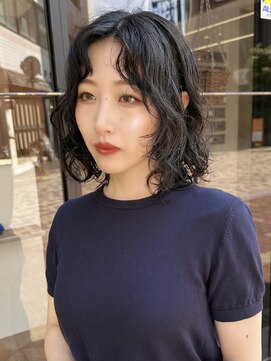 ミリ(mm) レイヤーカット ウェットパーマ 韓国 髪質改善 仙台