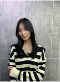 韓国ヘア　2wayバング &nbsp;レイヤーカット くびれヘア &nbsp;顔周り