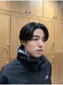 抜け感◎大人センターパート