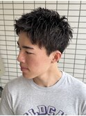 #MEN’S HAIR#サーフカール#刈り上げセンターパート#フェード