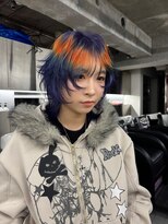 オーン(OOn)&nbsp;寒色2トーンとオレンジのデザインカラー