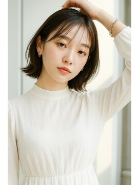 ラレイ ハラジュク(Lalei harajuku) 原宿大人ボブ外ハネボブレイヤーボブくびれボブ黒髪30代40代50代