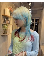 フォート(FORT)&nbsp;ルーツカラー　ブルー　レッド　抜きっぱなし