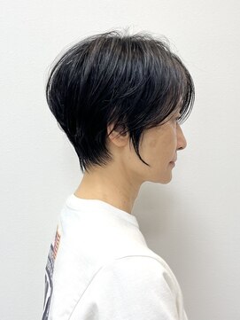 テルミークリニカルデザイン 北千里 50代ショート襟足短め丸みショート