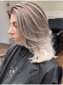 クラシックホワイトバレイヤージュ