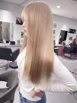 キング 心斎橋店(K!ng) 韓国オルチャンレイヤーカット透明感カラー顔まわり前髪カット