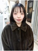 暗髪/就活カラー/顔周りレイヤー【神戸元町/水原】