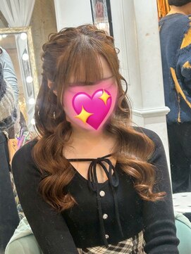 セット アンド バイ ルゥーダ 品川駅前店(SET and..by Rouxda.) 編み込みハーフツイン