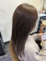 カミケン 方木田店(kamiken.) グレージュカラー×セミロング【カミケン方木田/福島】