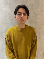 メンズサロン ルーブ 新潟(メンズサロンLOOB)&nbsp;刈り上げセンターパートフェザーパーマツーブロックメンズカット