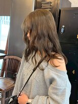 アンドケー 那覇おもろまち店(and K)&nbsp;ブラウンベージュ/ロングレイヤー/ブリーチカラー