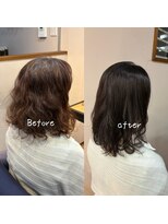 ノエル(NOEL)&nbsp;くるり癖を活かして広がりを抑えただけの髪質改善