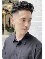 リアンメンズ 青山 表参道(Liun men's)&nbsp;フェードカット　オールバック