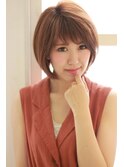 黄金バランスショートボブ☆