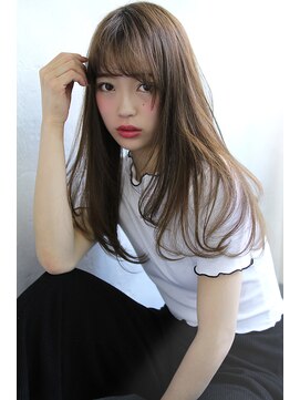 ブラン 梅田(Blanc) 【Blanc】ナチュラルストレート×ロング