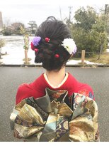 ホルムヘア(holm hair) 振袖ヘアアレンジ