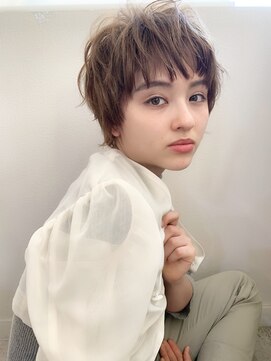 マリアバイアフロート(Maria by AFLOAT) 【添田】小顔カット丸みショート無造作カールヘルシーレイヤー