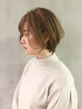 アイティー バイ アルバム 浦和店(IT by ALBUM) ベージュショート_ココアブラウンフリンジウェーブ_ba275742