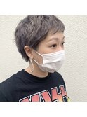 【favori 自由が丘】プラチナベージュ×プチショート
