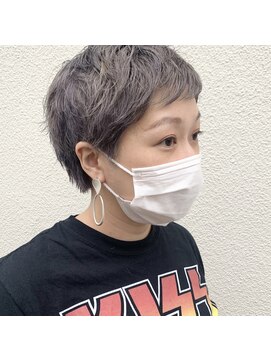 ファヴォリ(favori) 【favori 自由が丘】プラチナベージュ×プチショート