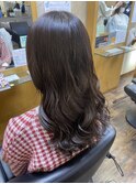 グレージュロングヘアー