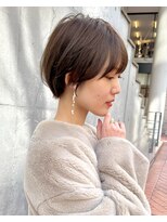 ジアン バイ ミルボン NU茶屋町+(GIEN by milbon)&nbsp;誰でもできるこだわり横顔美人ショート@田中俊成