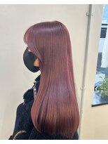 アンセム(anthe M) ダブルカラーピンクベージュ髪質改善韓国トリートメント