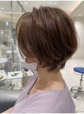 ショート　ショートボブ　大人ショート　絶壁解消ショート
