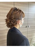 シニヨンスタイル♪♪
