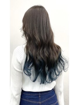 アライブ ハラジュク(ALIVE harajuku) 【ALIVE 夕貴】モテるブルーグラデーションカラー