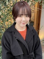 ラミエバイメルト 下北沢(lamie by melt)&nbsp;花田/切りっぱなしボブ/美髪/ピンクブラウン/ショート/下北沢