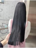 落ちる黒染め