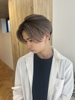 ディーン 栄店(DEAN)&nbsp;DEAN/ホワイトグレージュ/バレイヤージュ/センターパート