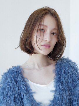 イルハバナ 渋谷(ill HAVANA) 前髪　こなれミディ　イメチェン　髪質改善　ナチュラルボブ