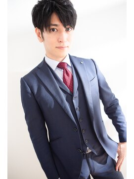 リエヌ 大井町 青物横丁(Re N) アップバングモテる流行イケメン黒髪モテ髪ツーブロックビジネス