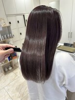 ケンジ 平塚 アネッタ(KENJE annetta) 艶髪ストレート　髪質改善カラー　髪質改善トリートメント
