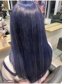 にじさんじ 長尾景 ケアブリーチ ネイビー ブルー ダブルカラー