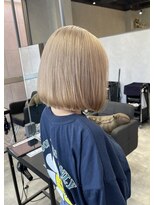 シエンゴールド(CIEN gold)&nbsp;ミルクティーベージュ/ブリーチ/ベージュカラー#浜松駅#カラー