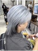 ホワイトシルバー/ハイトーンショート