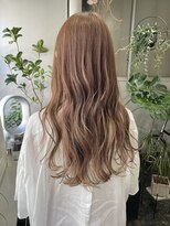 フュチュールヘアー(futur hair)&nbsp;大人女性の艶髪ベージュロングstyle