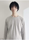 =メンズボブ/ニュートラルヘア／MEN’S HAIR/ブルーブラック